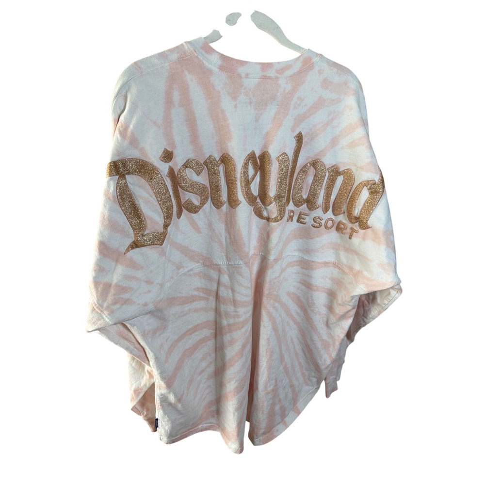 Disney Spirit Jersey Cotton Tie Dye Shirt | Peach Rose Gold | Disneyland Resort